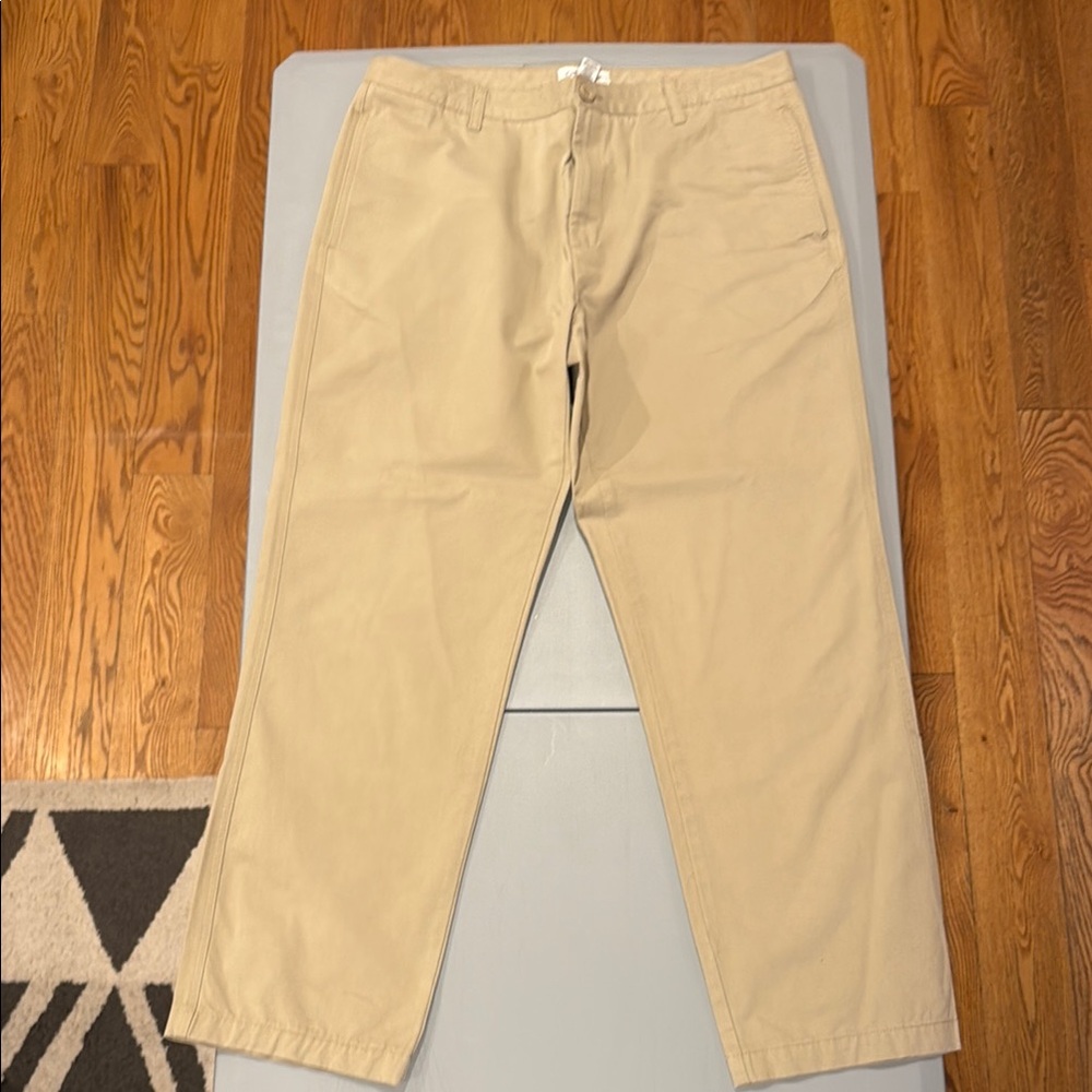 Calvin Klein Tan Chinos Classic Cotton Twill